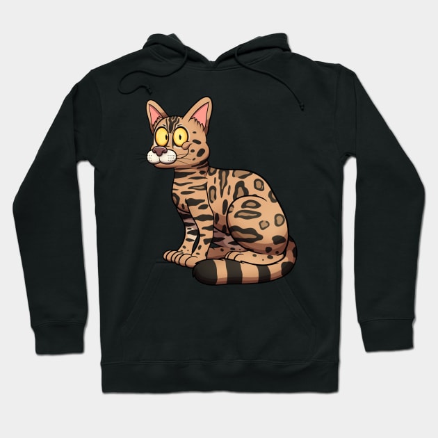 Bengal Cat Hoodie by TheMaskedTooner